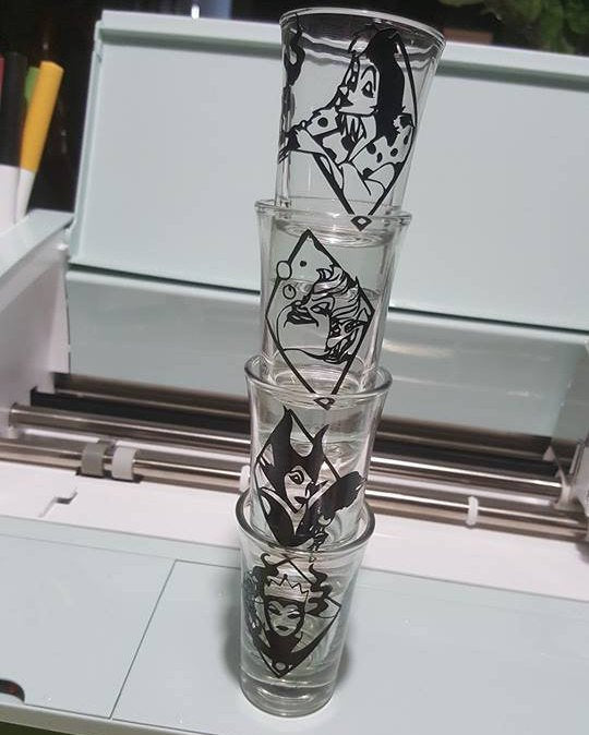 Disney Evil Mothers Descendants Glasses — Glassware photo 2