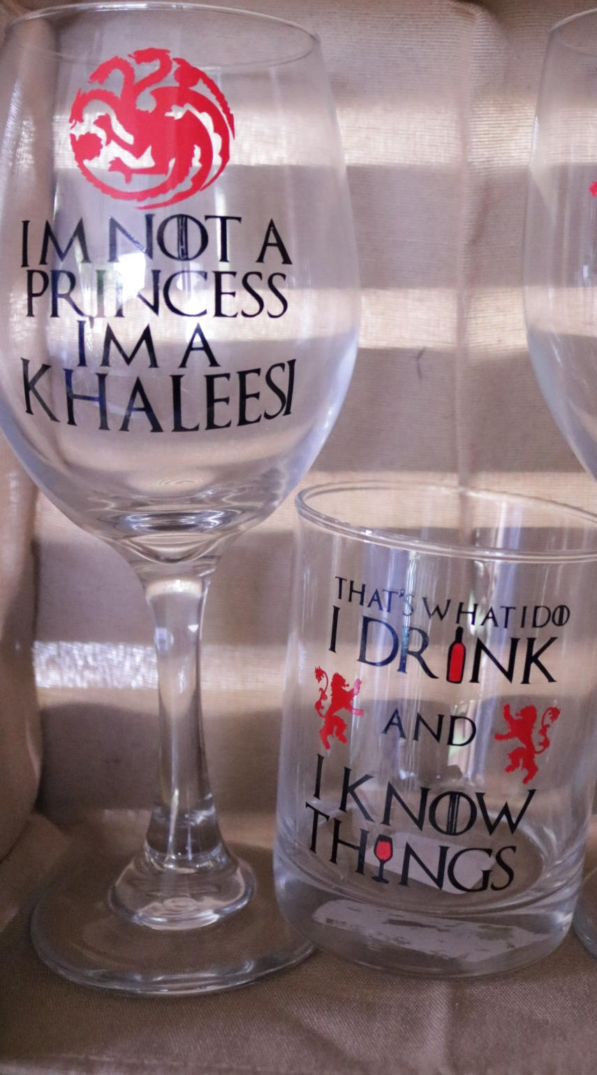 Game of Thrones inspired Wine Glass - CCCreationz