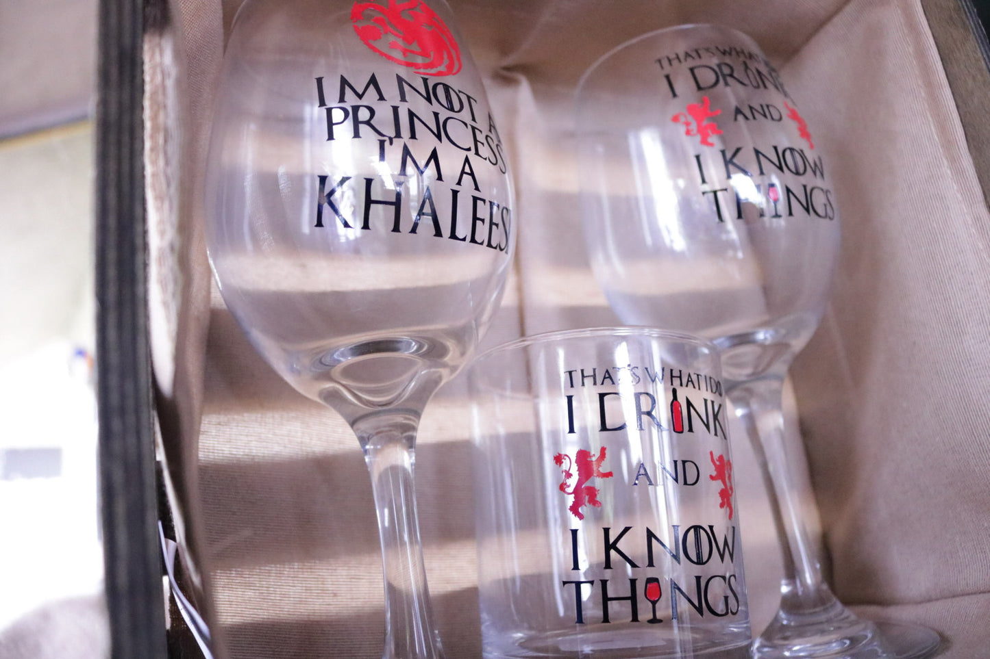Game of Thrones inspired Wine Glass - CCCreationz