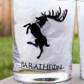 Game of Thrones Rocks Glass set, Stark, Lannister, Targaryen, Baratheon, Game of Thrones Gift - CCCreationz