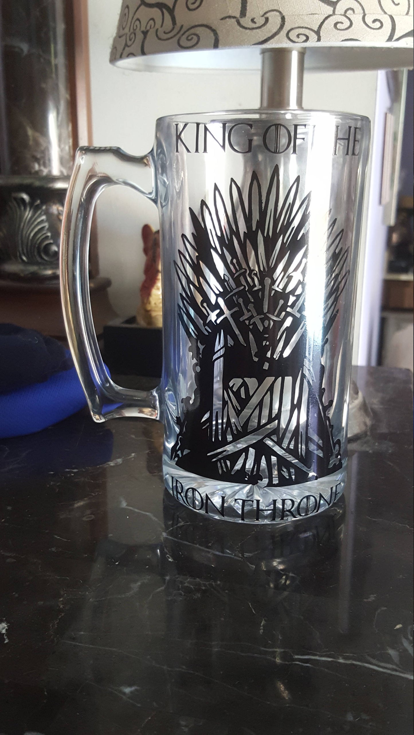Game of Thrones Beer Mug, Iron throne, Personalized, Grooms Gift, Valentines Gift, Gift for him - CCCreationz