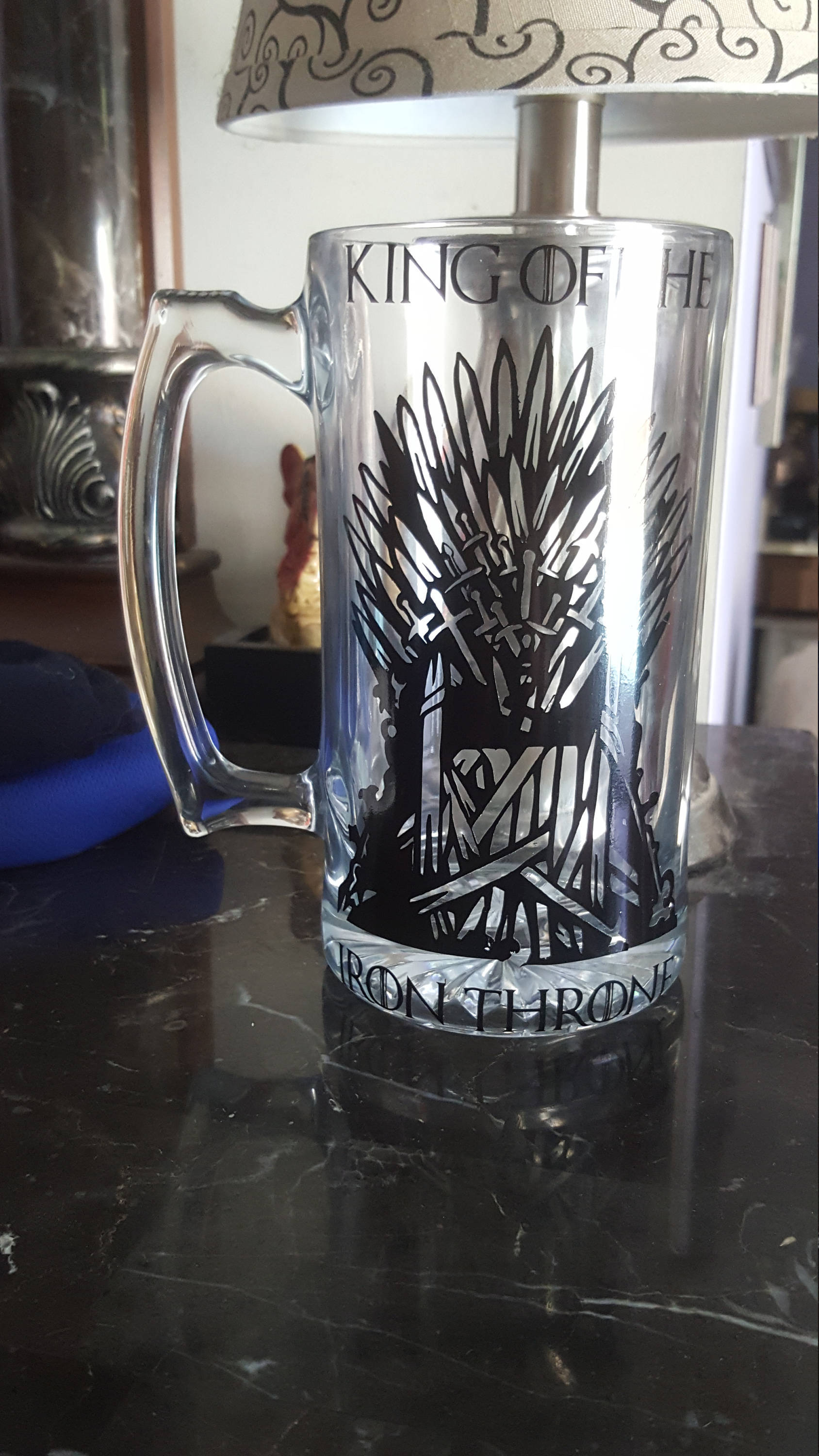 Game of Thrones Beer Mug, Iron throne, Personalized, Grooms Gift, Valentines Gift, Gift for him - CCCreationz