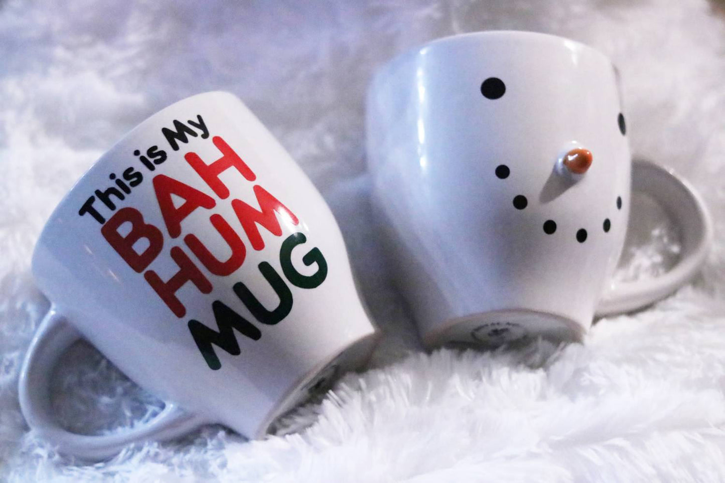 Bah hum mug coffee mug snowman / snowman coffee mug / funny mug / funny coffee mug - CCCreationz