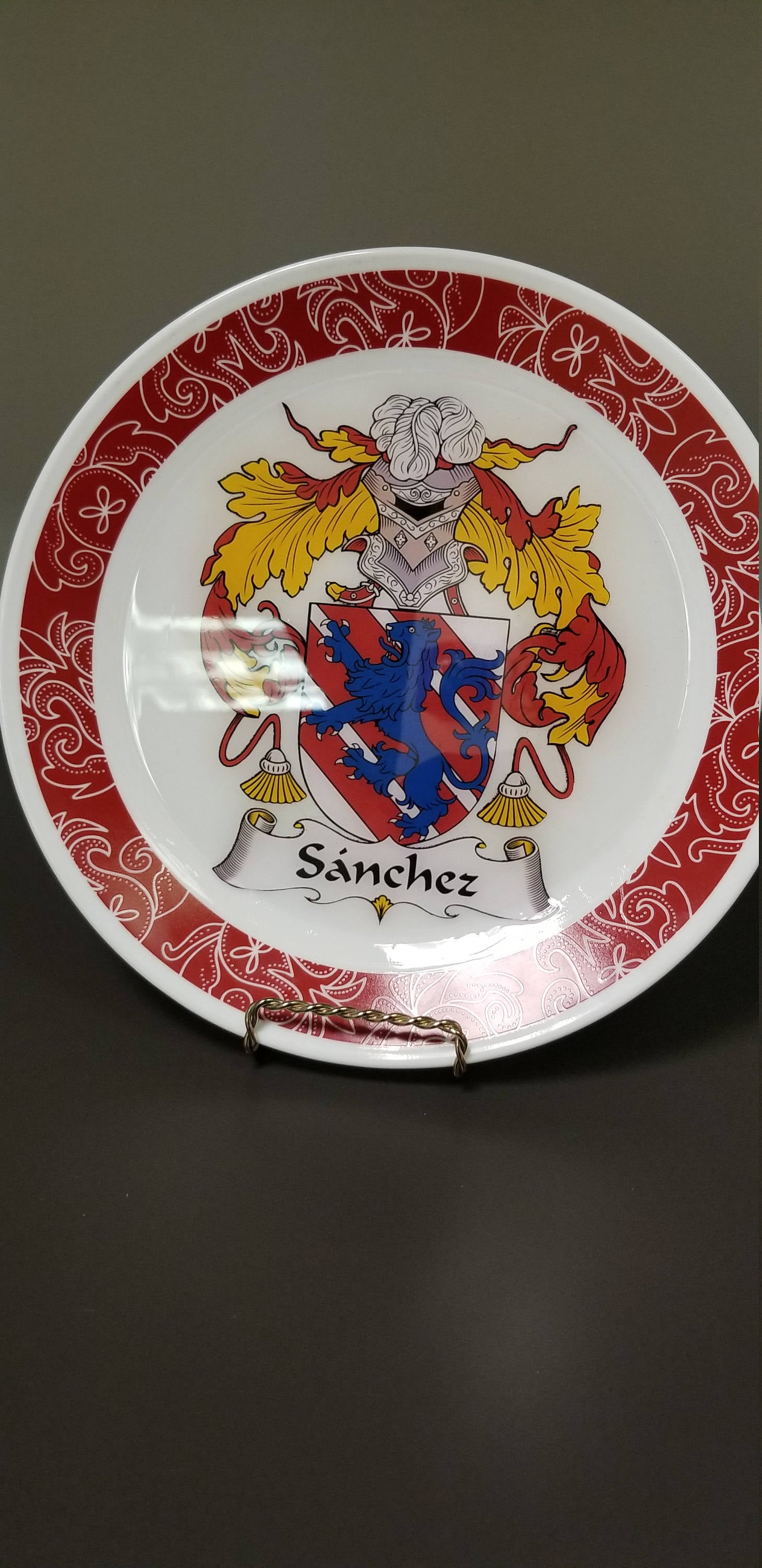 Coat of Arms, Custom Wall Art, Plague, Personalized Gift, Decorative Plate, Family Heirloom, Crest - CCCreationz