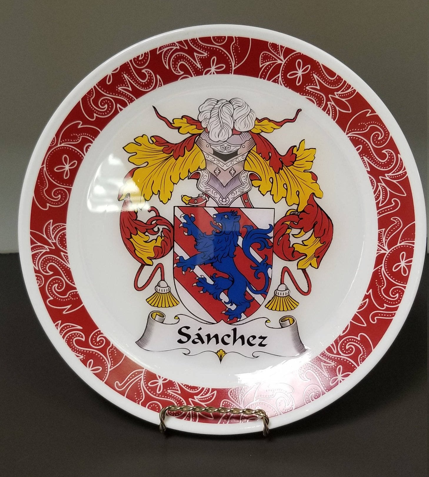 Coat of Arms, Custom Wall Art, Plague, Personalized Gift, Decorative Plate, Family Heirloom, Crest - CCCreationz