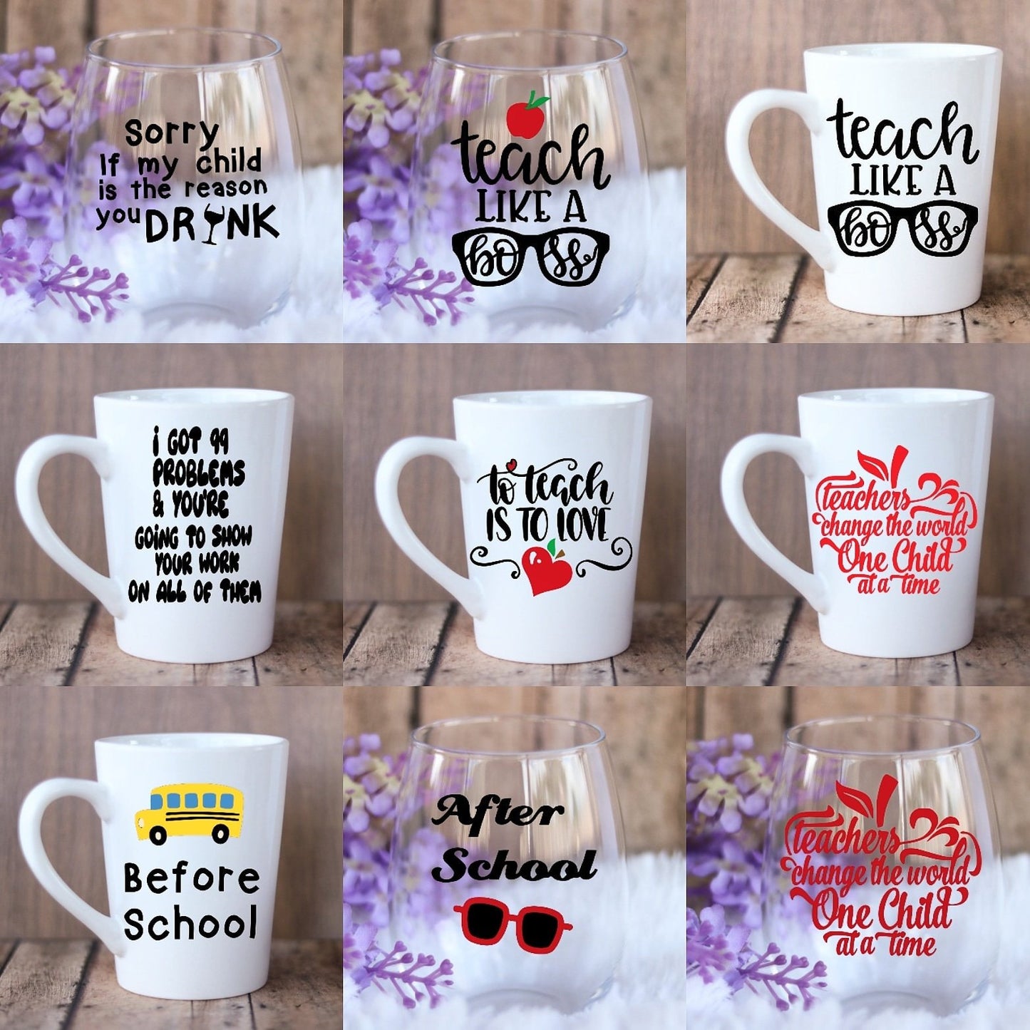 Teacher Gift, Teacher Appreciation, Best Teacher, Teacher mug,  Funny Teacher gifts, Teacher - CCCreationz