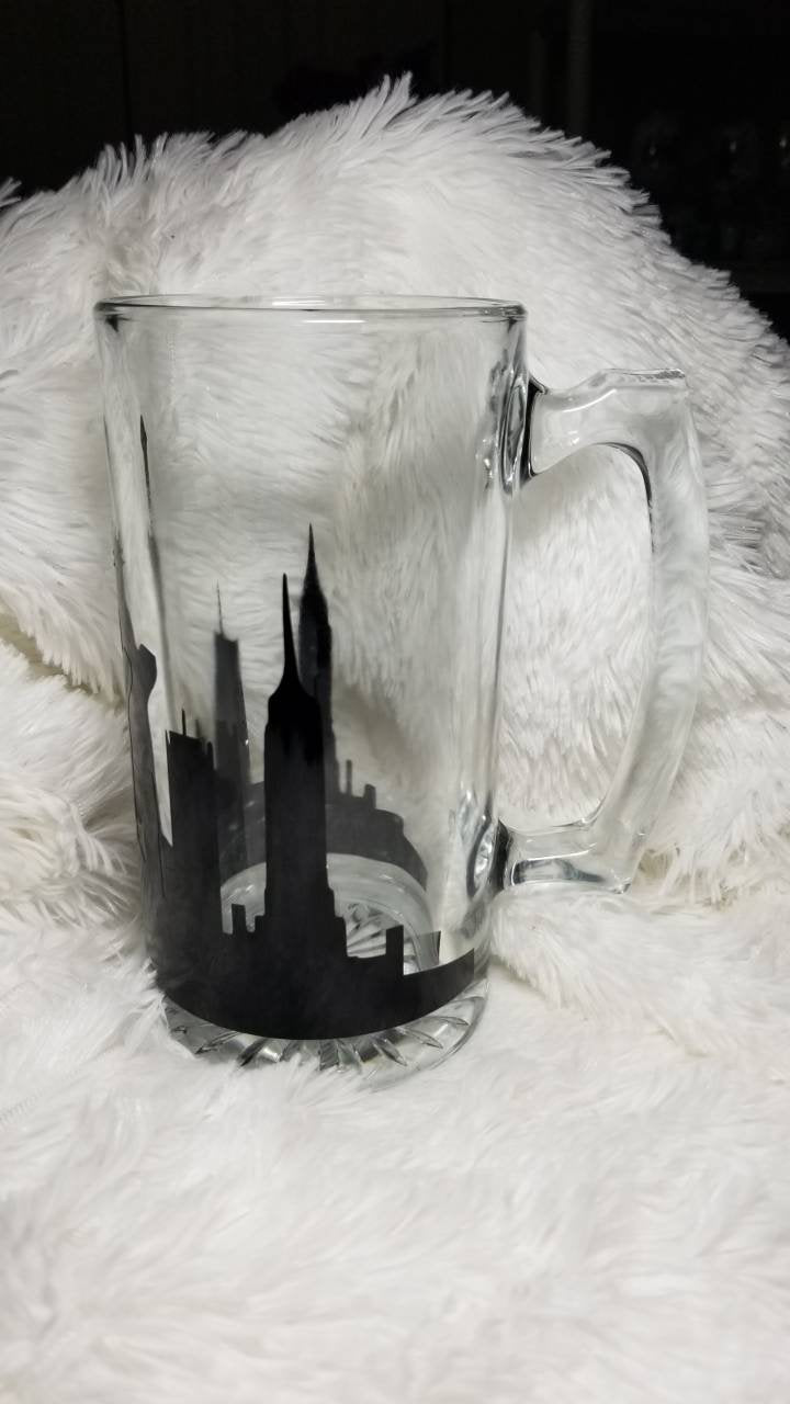 Mew York City Skyline 28oz Beer Mug - CCCreationz