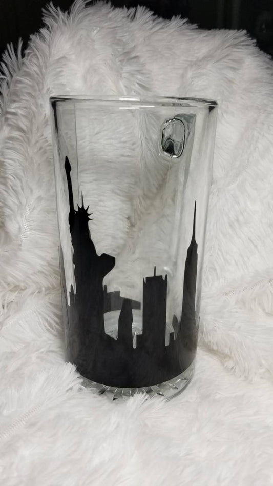 Mew York City Skyline 28oz Beer Mug - CCCreationz