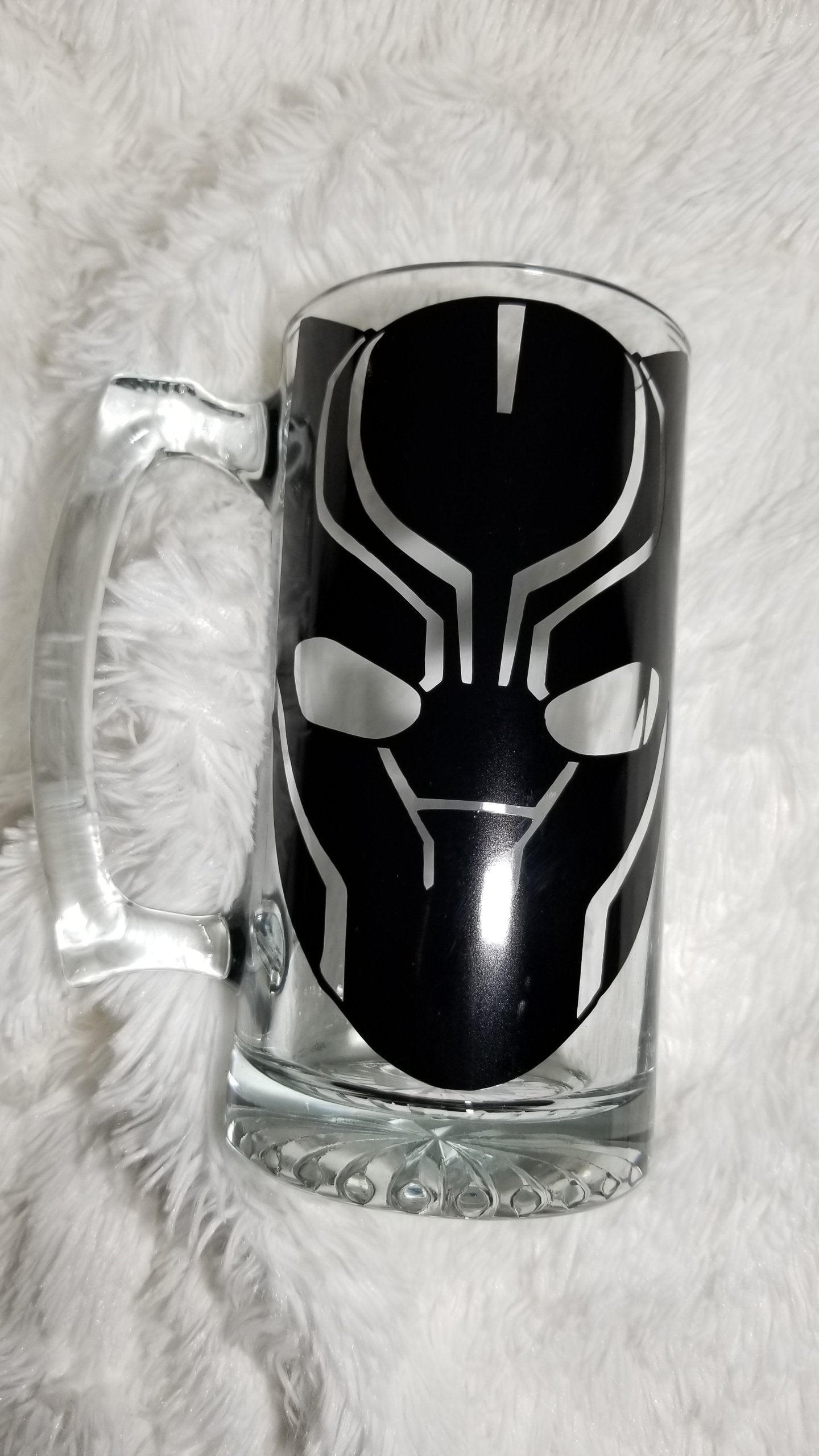 Black Panther Beer Mug, Marvel gift, Black Panther gift, Beer Mug, Personalize gift, gift for him - CCCreationz
