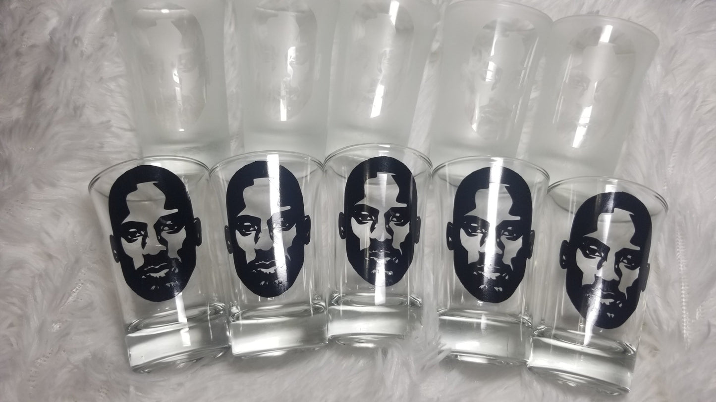 Kobe Bryant, Custom Shot Glass,  Kobe Shot glass, Lakers shot glass, NBA gift, Mamba - CCCreationz