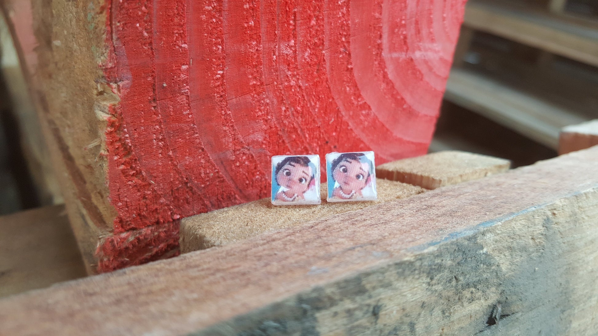 Moana earrings, Disney Earrings, Moana Jewelry, Moana gift, Moana birthday, Moana Party - CCCreationz