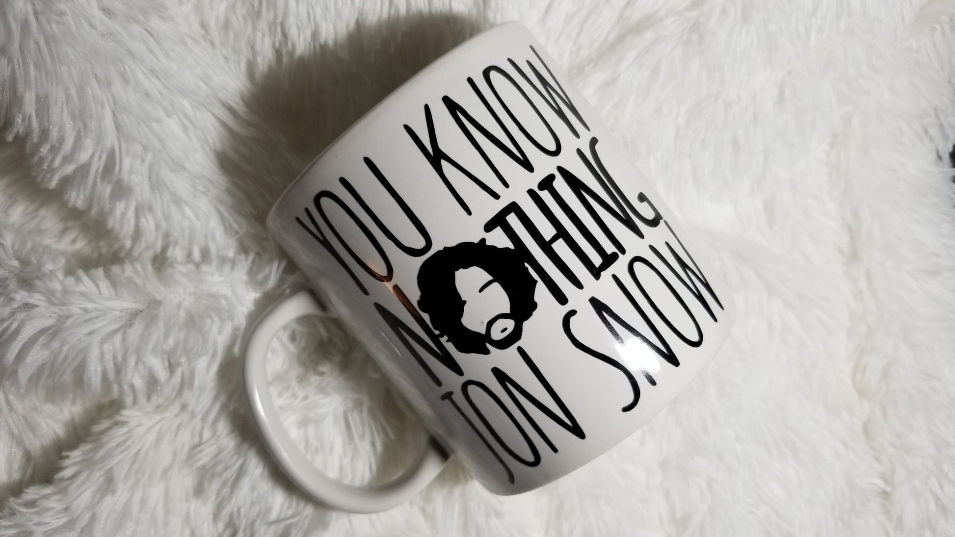 Game of Thrones, GOT, Jon Snow mug,  Game of Thrones coffee mug, big coffee mug - CCCreationz