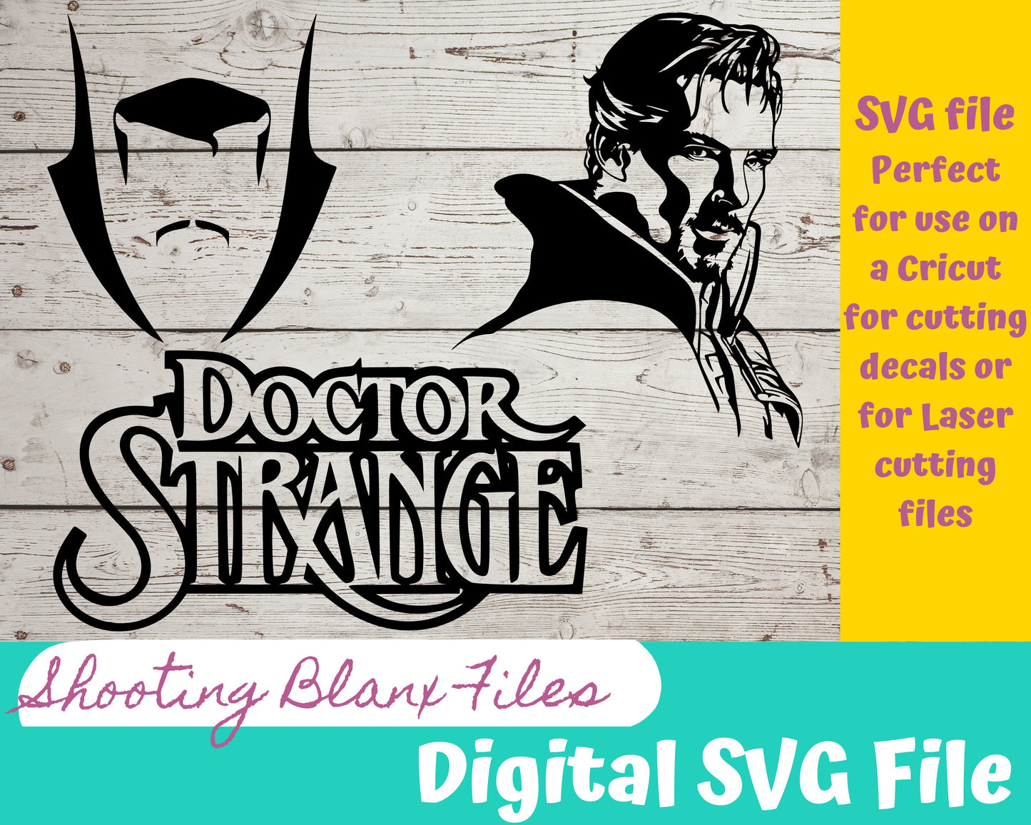 Doctor Super Hero SVG file perfect for Cricut, Cameo, or Silhouette also for laser engraving Glowforge,
