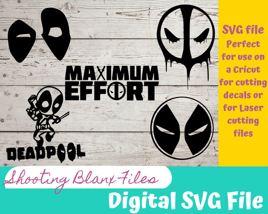 Super Hero SVG file perfect for Cricut, Cameo, or Silhouette also for laser engraving Glowforge, animal, sarcastic