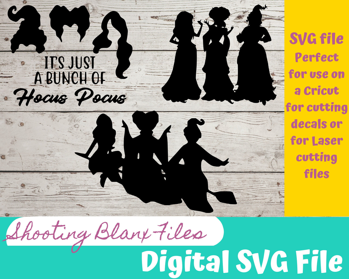 3 witches, sister witches Bundle  SVG file for Cricut - laser engraving Glowforge, Scary, Halloween, Minimalistic, Halloween, magic