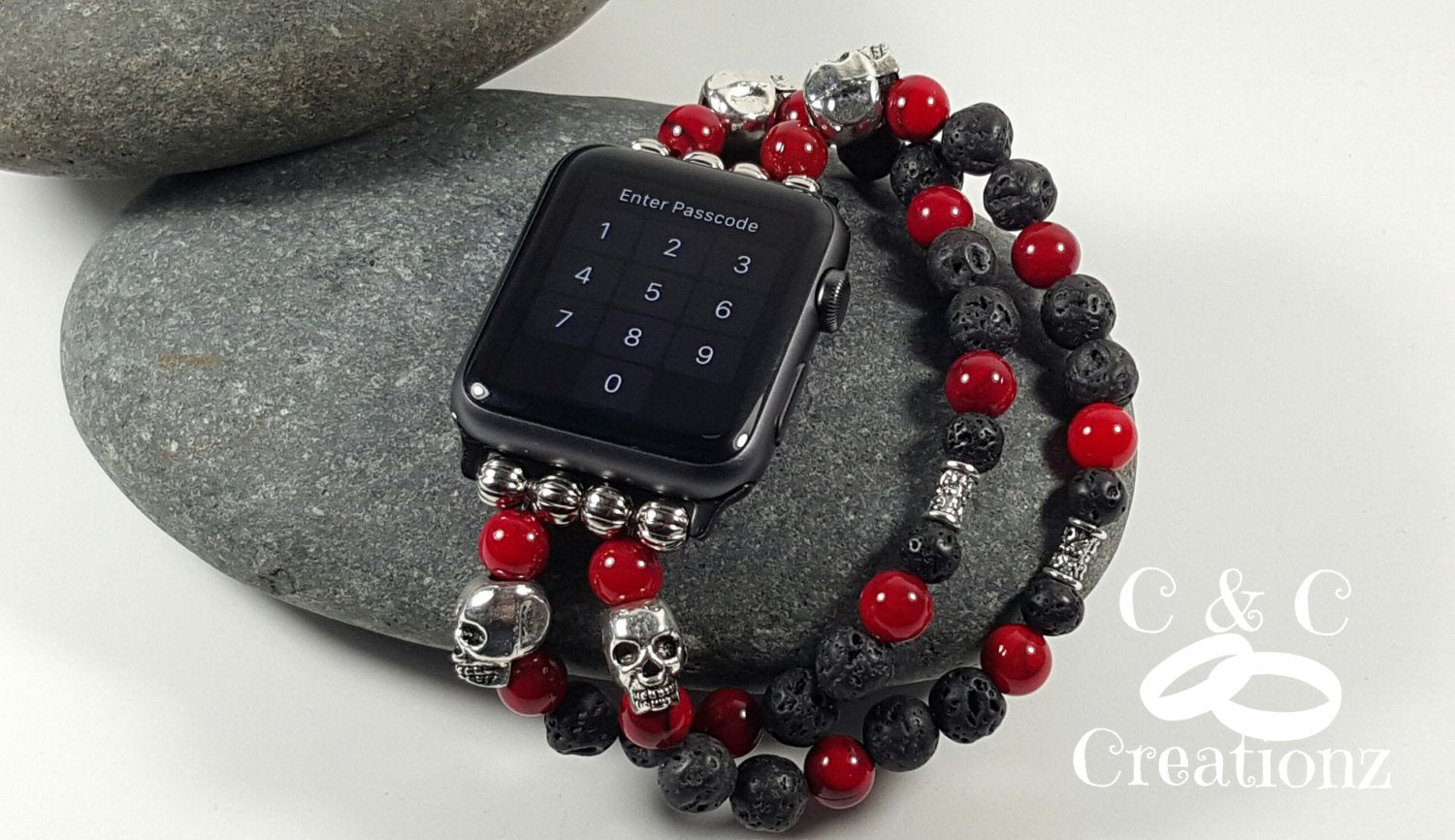 iWatch Custom Band, Apple Watch, iWatch Bracelet, Apple Watch Bracelet, 42mm Apple Band, Custom - CCCreationz