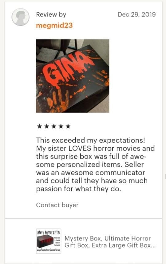 Horror Mystery Box, Ultimate Horror Gift Box